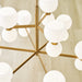 Myhouse Lighting Visual Comfort Studio - KSC10018BBSMG - 18 Light Chandelier - Londyn - Burnished Brass with Milk White Glass