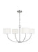 Myhouse Lighting Visual Comfort Studio - KSC1034PN - Four Light Chandelier - Sawyer - Polished Nickel