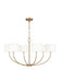 Myhouse Lighting Visual Comfort Studio - KSC1046BBS - Six Light Chandelier - Sawyer - Burnished Brass