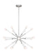 Myhouse Lighting Visual Comfort Studio - KSC10518PNGW - 18 Light Chandelier - Monroe - Polished Nickel