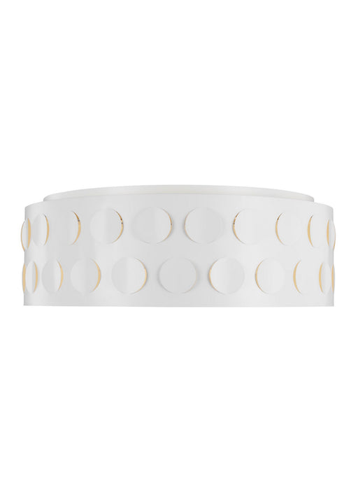 Myhouse Lighting Visual Comfort Studio - KSF1024MWT - Four Light Flush Mount - Dottie - Matte White