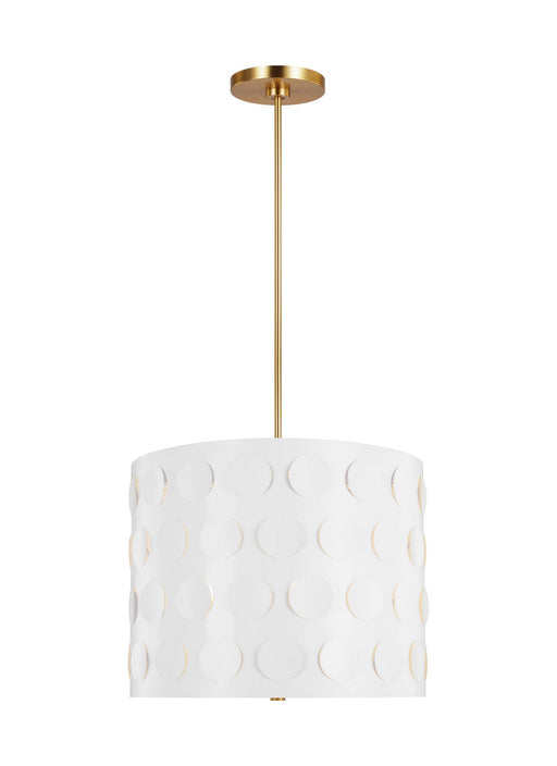 Myhouse Lighting Visual Comfort Studio - KSP1003BBS - Three Light Pendant - Dottie - Burnished Brass