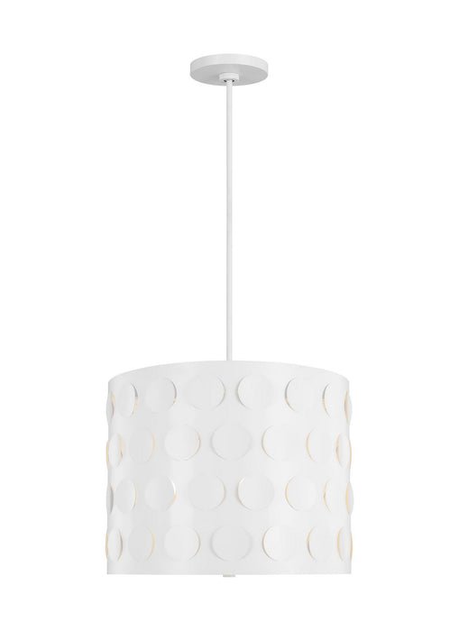 Myhouse Lighting Visual Comfort Studio - KSP1003MWT - Three Light Pendant - Dottie - Matte White