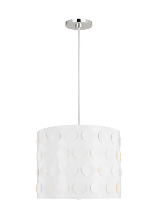 Myhouse Lighting Visual Comfort Studio - KSP1003PN - Three Light Pendant - Dottie - Polished Nickel