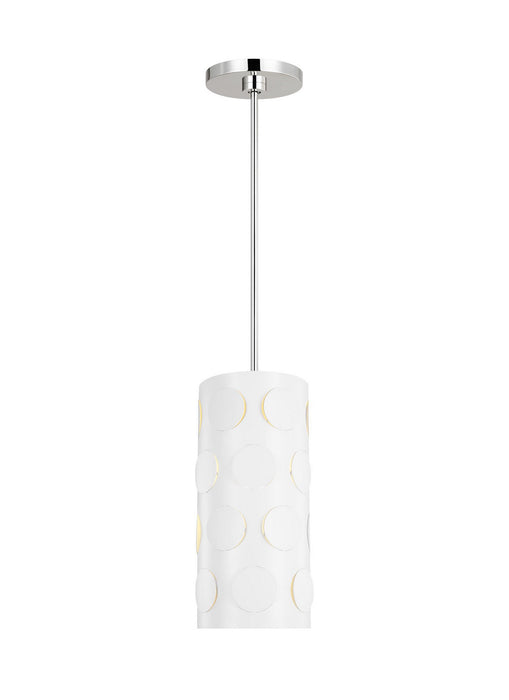 Myhouse Lighting Visual Comfort Studio - KSP1011PN - One Light Pendant - Dottie - Polished Nickel