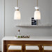 Myhouse Lighting Visual Comfort Studio - KSP1031BBSMG - One Light Pendant - Londyn - Burnished Brass with Milk White Glass