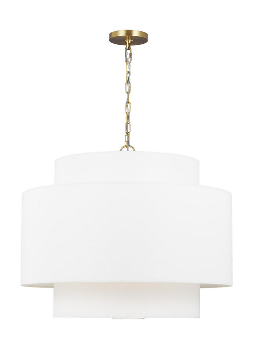 Myhouse Lighting Visual Comfort Studio - KSP1043BBS - Three Light Pendant - Sawyer - Burnished Brass