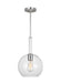 Myhouse Lighting Visual Comfort Studio - KSP1061PNGW - One Light Pendant - Monroe - Polished Nickel