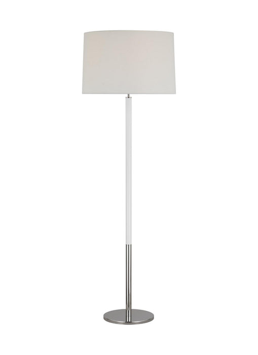 Myhouse Lighting Visual Comfort Studio - KST1051PNGW1 - One Light Floor Lamp - Monroe - Polished Nickel