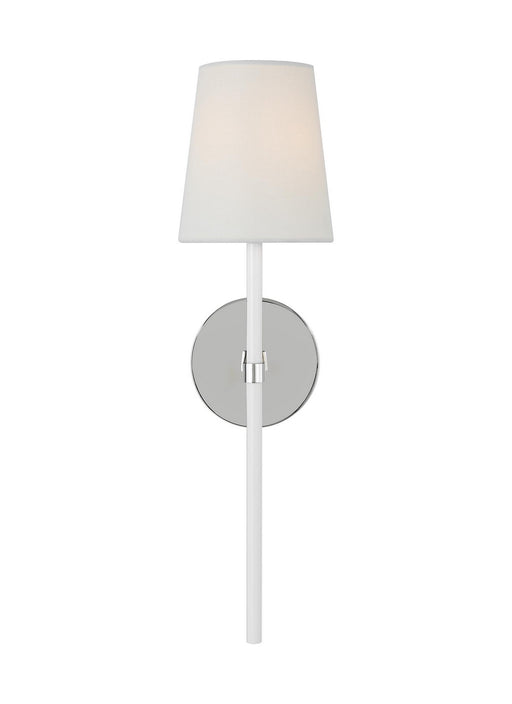 Myhouse Lighting Visual Comfort Studio - KSW1091PNGW - One Light Wall Sconce - Monroe - Polished Nickel