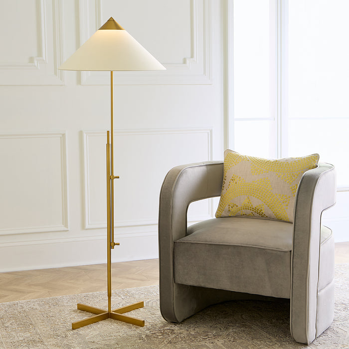 Myhouse Lighting Visual Comfort Studio - KT1291BBS1 - One Light Floor Lamp - Franklin - Burnished Brass