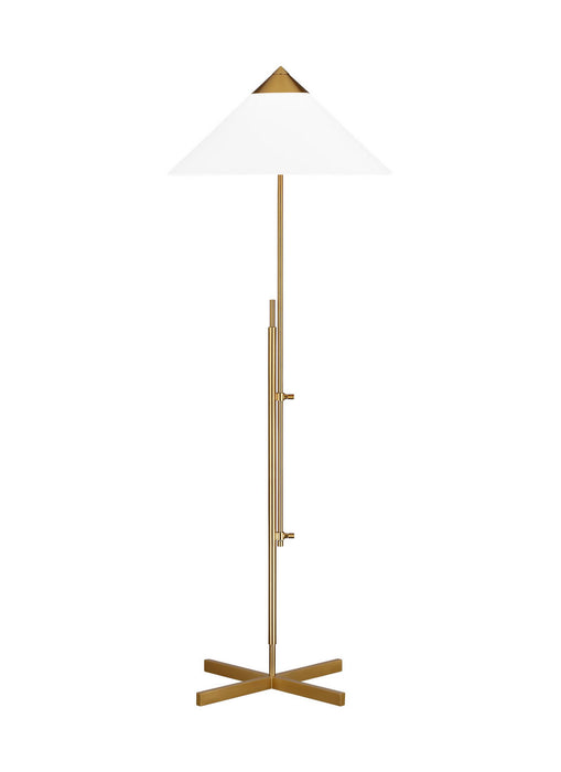 Myhouse Lighting Visual Comfort Studio - KT1291BBS1 - One Light Floor Lamp - Franklin - Burnished Brass