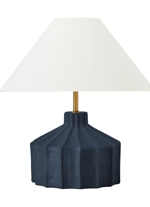 Myhouse Lighting Visual Comfort Studio - KT1321MMBW1 - One Light Table Lamp - Veneto - Matte Medium Blue Wash