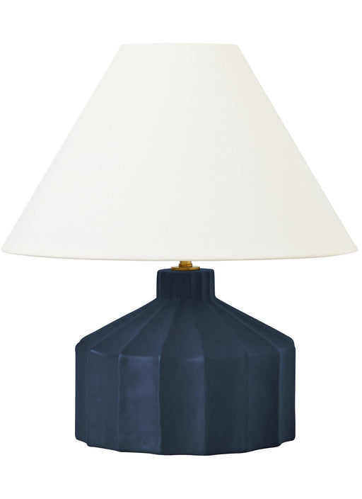 Myhouse Lighting Visual Comfort Studio - KT1331MMBW1 - One Light Table Lamp - Veneto - Matte Medium Blue Wash