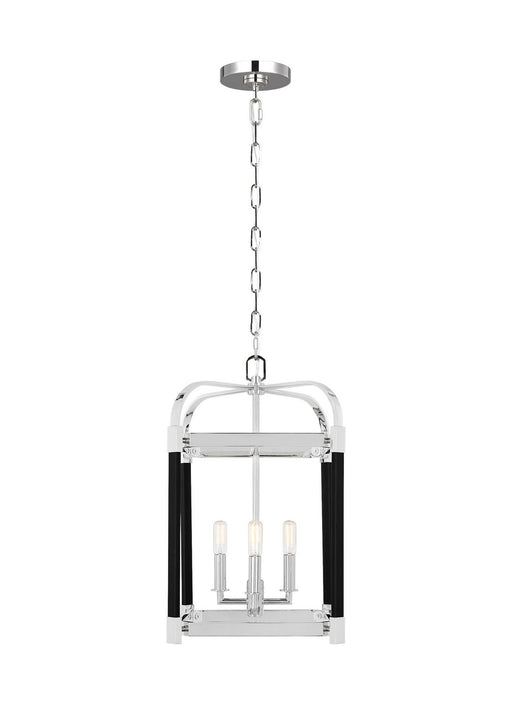 Myhouse Lighting Visual Comfort Studio - LC1134PN - Four Light Lantern - Hadley - Polished Nickel