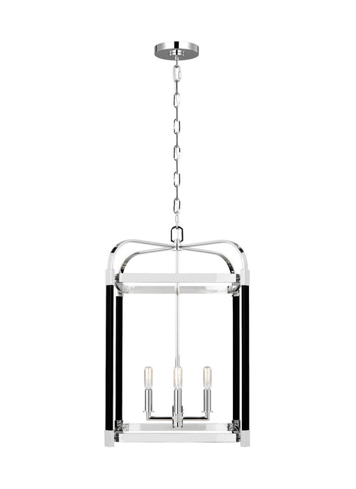 Myhouse Lighting Visual Comfort Studio - LC1144PN - Four Light Lantern - Hadley - Polished Nickel