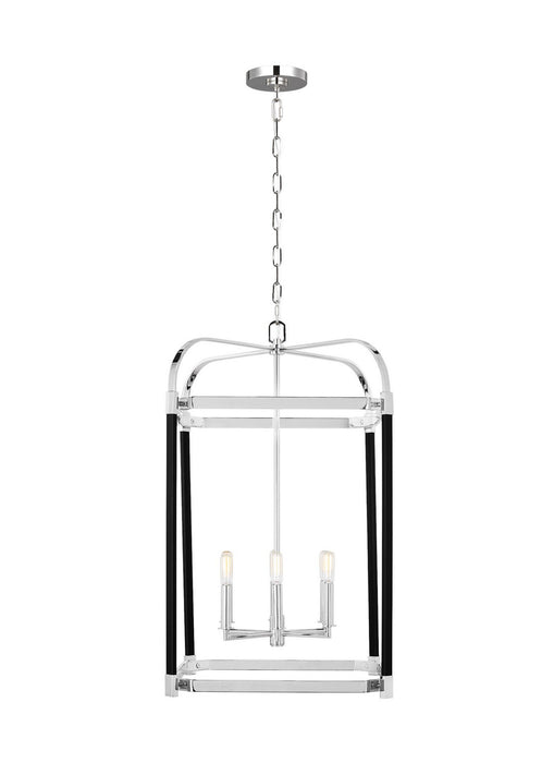 Myhouse Lighting Visual Comfort Studio - LC1156PN - Six Light Lantern - Hadley - Polished Nickel