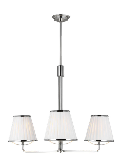 Myhouse Lighting Visual Comfort Studio - LC1173PN - Three Light Chandelier - Esther - Polished Nickel