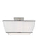 Myhouse Lighting Visual Comfort Studio - LF1044PN - Four Light Flush Mount - Esther - Polished Nickel