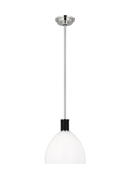 Myhouse Lighting Visual Comfort Studio - LP1041PNMG - One Light Pendant - Hadley - Polished Nickel