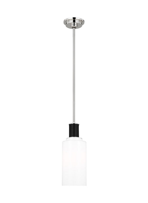 Myhouse Lighting Visual Comfort Studio - LP1071PNMG - One Light Pendant - Hadley - Polished Nickel