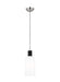 Myhouse Lighting Visual Comfort Studio - LP1071PNMG - One Light Pendant - Hadley - Polished Nickel