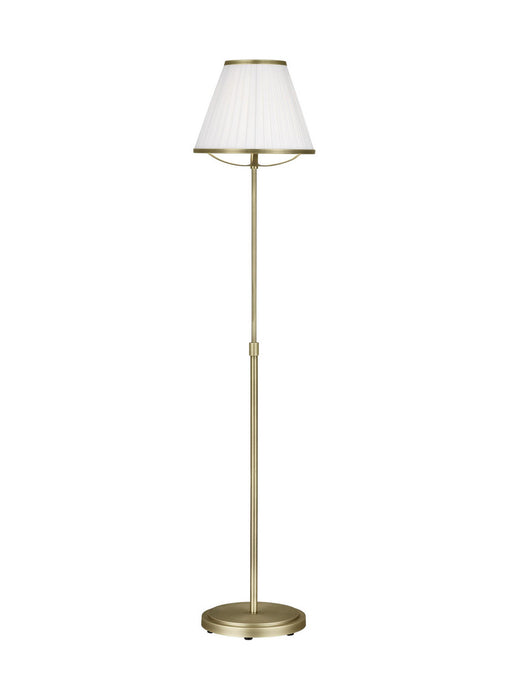 Myhouse Lighting Visual Comfort Studio - LT1141TWB1 - One Light Floor Lamp - Esther - Time Worn Brass