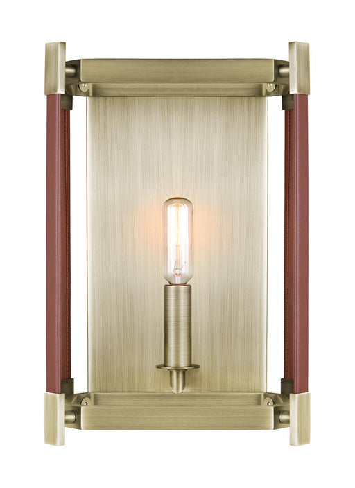 Myhouse Lighting Visual Comfort Studio - LW1061TWB - One Light Wall Sconce - Hadley - Time Worn Brass