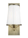 Myhouse Lighting Visual Comfort Studio - LW1091TWB - One Light Wall Sconce - Esther - Time Worn Brass