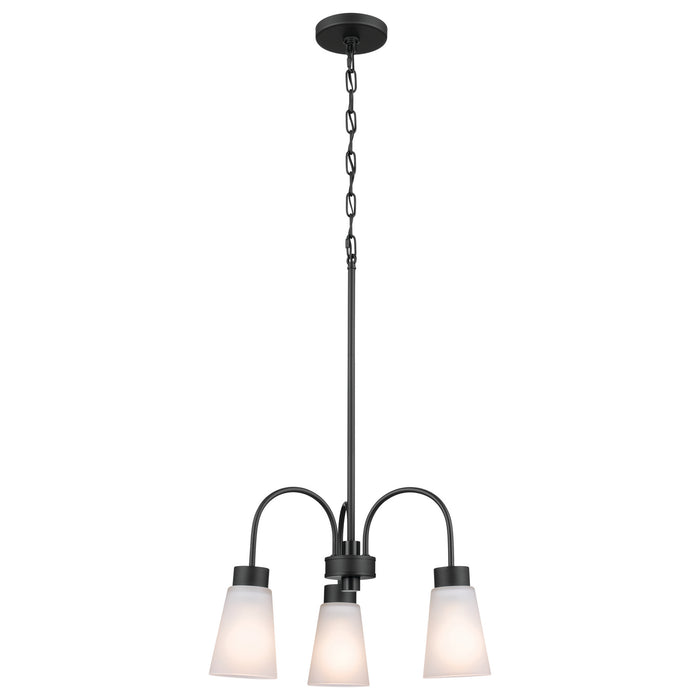 Myhouse Lighting Kichler - 52442BK - Three Light Chandelier - Erma - Black