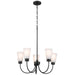 Myhouse Lighting Kichler - 52443BK - Five Light Chandelier - Erma - Black