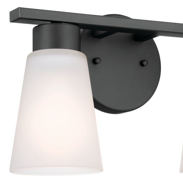 Myhouse Lighting Kichler - 55120BK - Two Light Bath - Stamos - Black