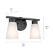 Myhouse Lighting Kichler - 55120BK - Two Light Bath - Stamos - Black