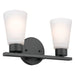 Myhouse Lighting Kichler - 55120BK - Two Light Bath - Stamos - Black