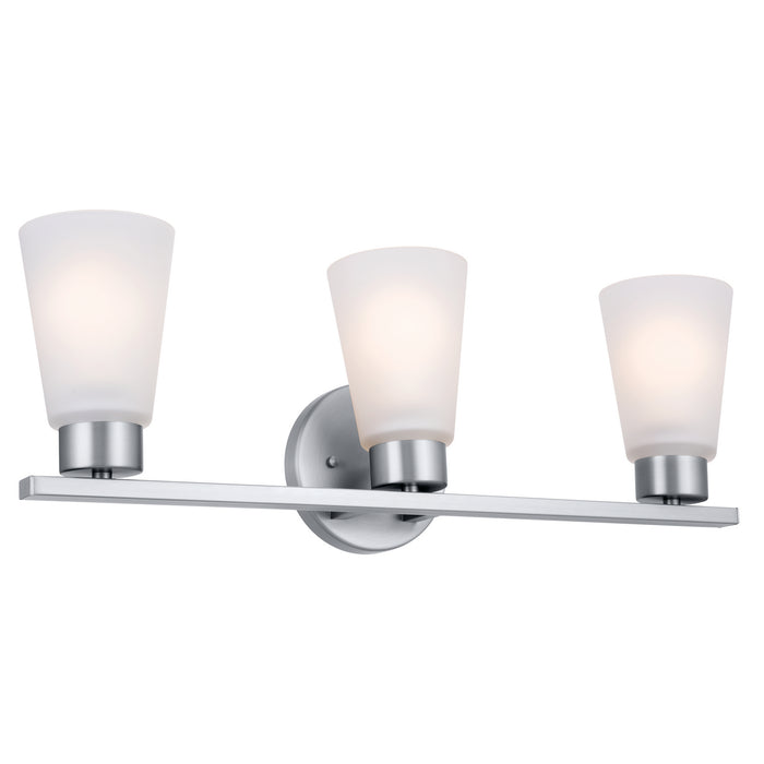 Myhouse Lighting Kichler - 55121NI - Three Light Bath - Stamos - Brushed Nickel