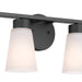 Myhouse Lighting Kichler - 55122BK - Four Light Bath - Stamos - Black