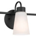 Myhouse Lighting Kichler - 55126BK - Three Light Bath - Erma - Black