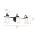 Myhouse Lighting Kichler - 55126BK - Three Light Bath - Erma - Black