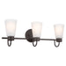 Myhouse Lighting Kichler - 55126OZ - Three Light Bath - Erma - Olde Bronze