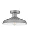 Myhouse Lighting Hinkley - 12072AL - LED Flush Mount - Forge - Antique Brushed Aluminum