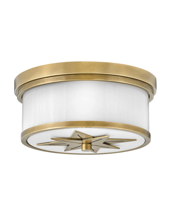 Myhouse Lighting Hinkley - 42801HB - LED Flush Mount - Montrose - Heritage Brass