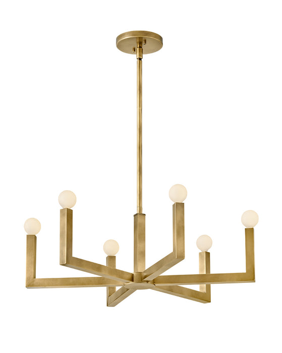 Myhouse Lighting Hinkley - 45046HB - LED Chandelier - Ezra - Heritage Brass