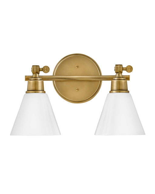 Myhouse Lighting Hinkley - 51182HB - LED Vanity - Arti - Heritage Brass