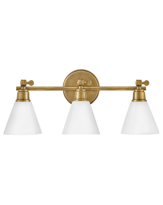 Myhouse Lighting Hinkley - 51183HB - LED Vanity - Arti - Heritage Brass