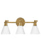 Myhouse Lighting Hinkley - 51183HB - LED Vanity - Arti - Heritage Brass