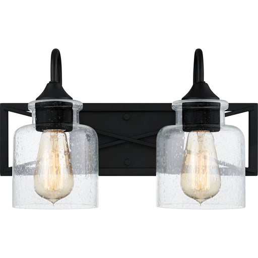 Myhouse Lighting Quoizel - BART8616MBK - Two Light Bath - Bartley - Matte Black