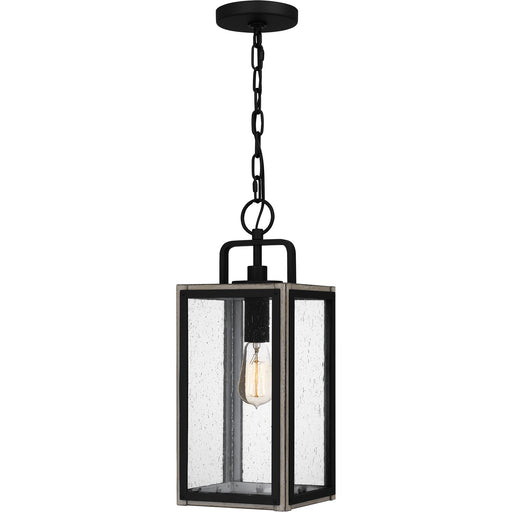 Myhouse Lighting Quoizel - BRAM1907MBK - One Light Outdoor Hanging Lantern - Bramshaw - Matte Black