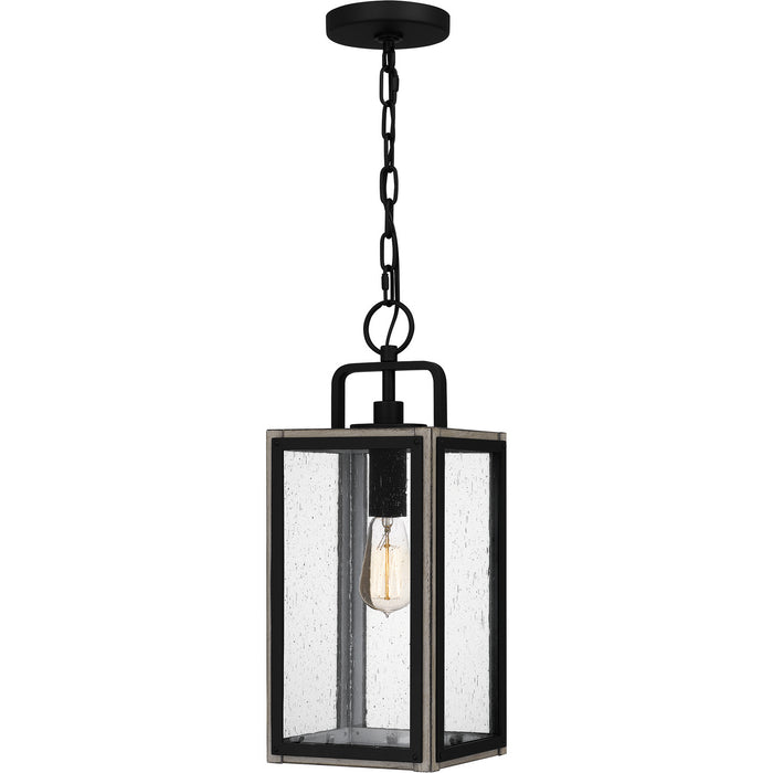 Myhouse Lighting Quoizel - BRAM1907MBK - One Light Outdoor Hanging Lantern - Bramshaw - Matte Black