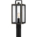 Myhouse Lighting Quoizel - BRAM9007MBK - One Light Outdoor Post Mount - Bramshaw - Matte Black