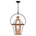 Myhouse Lighting Quoizel - BURD2818AC - Three Light Pendant - Burdett - Aged Copper